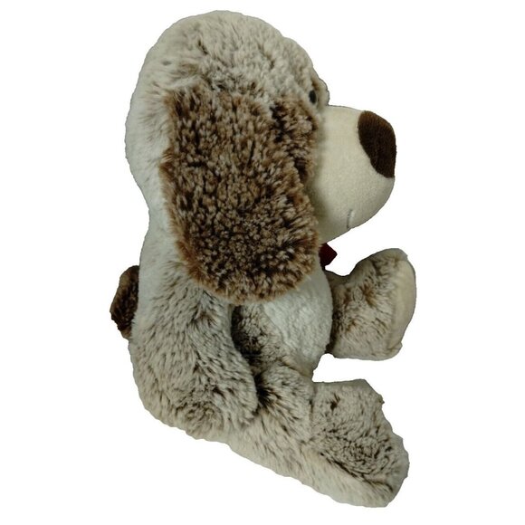 Plush Puppy Dog Stuffed Animal Toy with Heart‎ Paw Design & Red Love Ribbon 2014 - Picture 2 of 10
